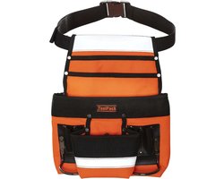 Toolpack Gereedschapshouder met hoge zichtbaarheid Wise oranje en zwart