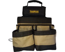 Toolpack Gereedschapshouder multi-draagbaar Deport zwart en kaki