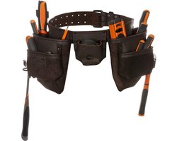 Toolpack-Gereedschapsriem-professioneel-dubbele-buidel-Capital-bruin