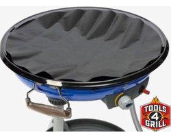 Tools4grill  2 stuks Anti-aanbakfolie - bakvel rond - Herbruikbaar - Ø 48 Cm / 19 inch   o.a. geschikt voor Cadac skottel en (kamado) BBQ