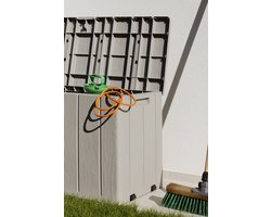 Toomax Bravo opbergbox - 270L - Grijs - weer- en vorstbestendig - zeer geschikt als kussenbox voor in de tuin