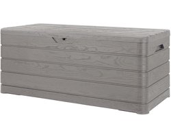 Toomax Dolomiti opbergbox met deksel - 640L - Grijs - Kunststof - Waterdichte kussenbox voor buiten in de tuin