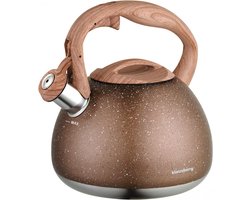 Top Choice - Traditionele fluitketel - Brons - 2.8 liter