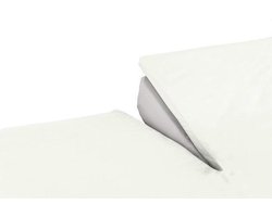 Topcover katoen 180 x 220 Ivoor BI-inkeping enkel - tot 8 cm matrashoogte - Nightkiss