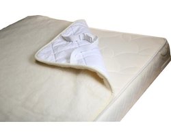 Topcover Merino Schaapswollen tijk - 120x200 cm - 3cm dik