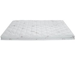 Topdekmatras Eco Suberbe Biologische Natuurlatex - 180x200 - 11 cm dik - Anti-Allergie - Afritsbare en wasbare hoes