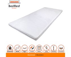 Topdekmatras - Topper - 100x200 - Nasa Visco Platina foam - Traagschuim - 7cm dik - Cooltouch Tijk