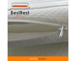 Topdekmatras - Topper - 180x200 Koudschuim - 7cm dik - Antibacterieel - Bestrest Bedden