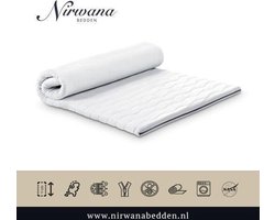 Topdekmatras - Topper 210x220 - NASA traagschuim - Tencel - 12 cm dik