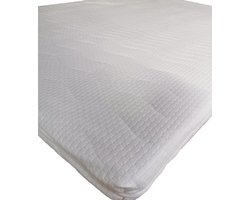 Topdekmatras - Topper - NASA Traagschuim - Bamboo: 180x210 - 8 cm