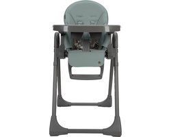 Topmark Robin - Kinderstoel - Inklapbare Eetstoel voor kinderen - met eetblad - Grijs frame - Groen (6mnd. - 15kg)