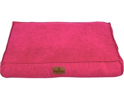 Topmast Velours Soft Serie - Hondenkussen - Fuchsia - Maat XL - 116 x 84 cm - Hondenbed - Hondenkussens - Honden Ligbed - Fluweel - Velvet
