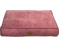 Topmast Velours Soft Serie - Hondenkussen - Oudroze - Maat L - 97 x 68 cm - Hondenbed - Hondenkussens - Honden Ligbed - Fluweel - Velvet