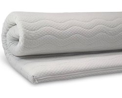 Topmatras - Topdek - Topper  Traagschuim 90x200x9 Premium - Afritsbaar en Wasbaar