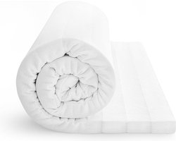 Topper 130x200 - 7 cm - HR Koudschuim Hybride - Tencel Bambo - Topdekmatras - Topper Matras