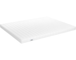 Topper 90x200 - 9 CM - Topmatras - Topdekmatras - HR Koudschuim - Afritsbaar en wasbaar - CertiPUR® Gecertificeerd - Medium Hardheid - Matrastopper