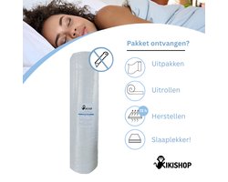 Topper - Topdek Matras Hybrıde luxe XXL 140x200x7 HYBRID +- 7 cm dik Afritsbaar hoes - 5 jaar garantie