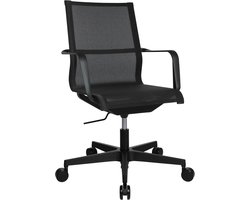Topstar bureaustoel Sitness Life 40, met armleuningen, 3D-mechanisme, vlakke zitting, netrugleuning