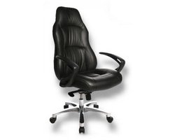 Topstar Office RS1 - Bureaustoel - Echt leder - zwart