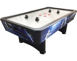 TopTable Typhoon Pro Metal-line Print/RVS Airhockeytafel 7FT