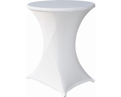 Torino Stretch Statafelhoes wit d90cmxh130cm