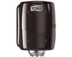 Tork 659008 Performance Disp. centerfeed rol zwart/rood 36x25x23cm M2 dispenser ds à 1 (659008)