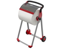 Tork Vloerstandaard Dispenser Rood en Zwart W1, Mobiel, Performance Lijn (652008)