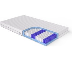 Toros Bedden 120x200x20 Pocket - Matras - 9zone XL - 120x200x20 cm