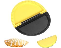 Tortilla maker - Tortilla Pers Ø 20cm - Taco maker - doe-het-zelf broodjesvorm voor gezonde snacks, veilig voor koken - Geel