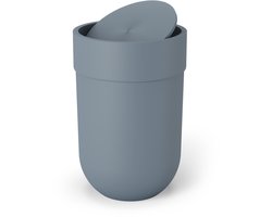 TOUCH CAN W LID SLT/BLUE