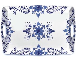 Touch-Mel Santorini melamine dienblad - 50x37 cm - met handgrepen