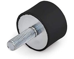 TOVBMUP 4-pack - Schokdemper - Silentblock - Metalen buffer - Schokdemper silentblock - Rubberen demper