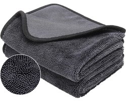 TOVBMUP Multifunctionele droogdoek - 2 stuks - Droogdoek - 40x60 cm - Douchehanddoek - Geschikt voor het verwijderen van water in de douche en het bad - Microvezeldoek met gedraaid vlies