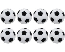 TOVBMUP Tafelvoetbal - 8-delige verpakking - Hoogwaardige stille tafelvoetbal - 32 mm - Decoratieve tafelset