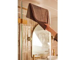 Toverdoeken Superdroog Droogdoek - Kleur taupe - Voor badkamer/auto
