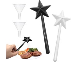 Toverstaf Zout- en Peperstrooier - Duurzaam en Magisch - 1 stuk - Kleurrijk