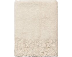 TOW0003MN - Handdoek - 50 x 100 cm - katoen - natuur