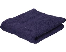 Towelcity Luxe badhanddoek - navy blauw - 50 x 90 cm - 550 grams - Badkamer textiel - Katoen