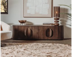 Tower Living Allure TV-meubel donkerbruin 180 cm