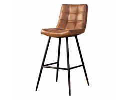 Tower Living Barstoel Navarra Stof Cognac