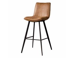 Tower Living Barstoel Pamplona Stof Cognac