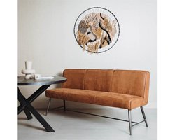 Tower Living Belmonte Bankje 155 - fabric Cherokee 8 cognac