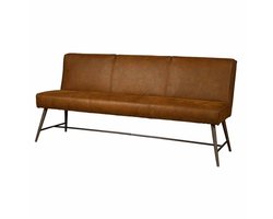 Tower Living - Belmonte eetkamerbank - 155 cm - cognac