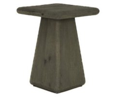 Tower Living Bijzettafel Asti vierkant mangohout 40x40 cm - olijfbruin