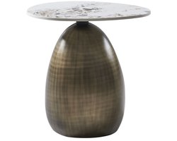 Tower Living Bijzettafel Castello 49x39x44 cm keramiek