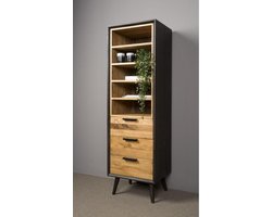 Tower Living boekenkast Bresso 55x45x174 cm eiken
