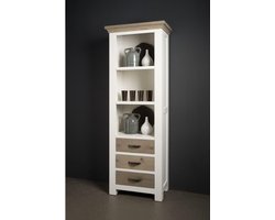 Tower Living boekenkast Parma Toscana 70x40x195 cm eiken