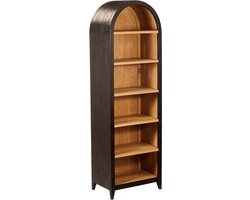 Tower Living boekenkast Rotondi 70x45x220 cm mangohout