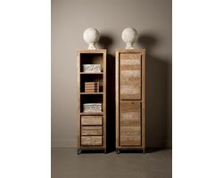 Tower Living Boekenkast Venetie - Bruin Hout - 55x43x182cm