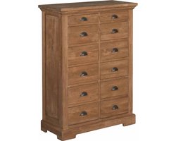 Tower Living Bologna Ladekast teakhout 88x43x120 cm - Naturel